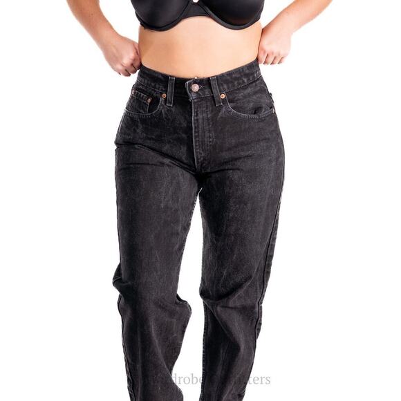 Vintage 90s Deadstock Black Levi 550's 31x32 - Picture 4 of 6